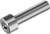 RVS cilindrische schroeven met binnenzeskant A2 M8X16mm